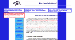 Desktop Screenshot of biorelax.powernet.pl